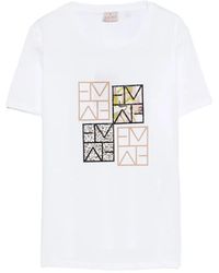 Emme - Marea Geometric Print T-Shirt - Lyst