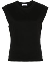 Rabanne - T-shirt en coton à détail de chaîne - Lyst