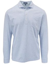 Peter Millar - Landon Long-Sleeve Pocket Polo Shirt - Lyst