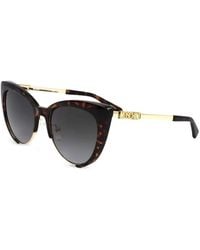 Moschino - Tortoiseshell-Effect Cat-Eye Sunglasses - Lyst
