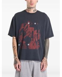 MISBHV - T-Shirt Met Grafische Print - Lyst