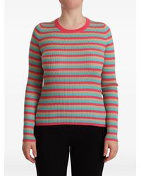 Dolce & Gabbana - Ribbed-Knit Striped Sweater - Lyst