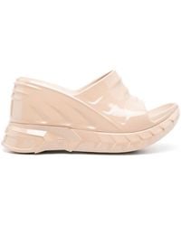 Givenchy - Marshmallow Wedge Slides - Lyst