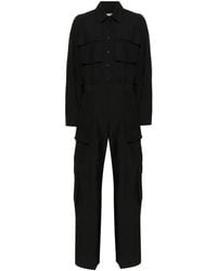 Alexander Wang - Button-Up Ripstop Cargo Jumpsuit - Lyst