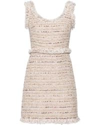 Giambattista Valli - Fringed Boucle Minidress - Lyst