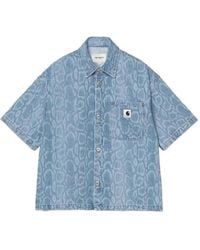 Carhartt - Snake Lovilia Denim Shirt - Lyst