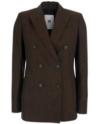 PT Torino - Blazer Romy À Boutonnière Croisée - Lyst