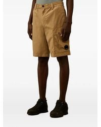 C.P. Company - 50 Fili Lens Cargo Shorts - Lyst