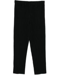 Homme Plissé Issey Miyake - Broek Met Plissé Effect - Lyst