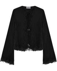 16Arlington - Filipa Lace-Trims Blouse - Lyst
