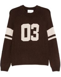 Ba&sh - Number-Intarsia Wool Sweater - Lyst