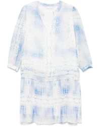 Liu Jo - Midikleid Mit Blumen-Print - Lyst