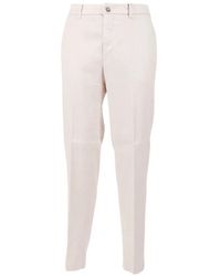 Peserico - Button Trousers - Lyst
