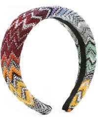 Missoni - Serre-Tête Matelassé À Motif Zig-Zag - Lyst