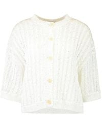 Brunello Cucinelli - Button Cable-knit Cardigan - Lyst
