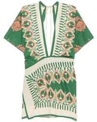 Johanna Ortiz - Inundada De Color Printed Mini Dress - Lyst