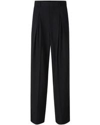 Jacquemus - Pleated Herringbone Trousers - Lyst