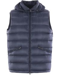 Herno - Gilet Trapuntato Con Cappuccio - Lyst
