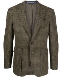 ralph lauren tweed blazer men