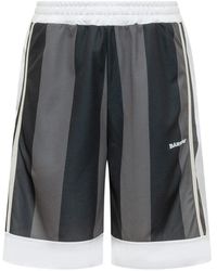 Barrow - Vertical Stripe Mesh Shorts - Lyst