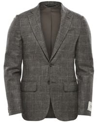 Corneliani - Blazer À Carreaux - Lyst