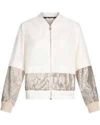 Liu Jo - Bomber With Sequins - Lyst