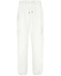 Max Mara - Kordelzug-Hose mit elastischen Bündchen - Lyst