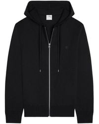 Courreges - Zipped Wool Hoodie - Lyst