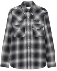 AMISH - Texaco Check-Pattern Western Shirt - Lyst