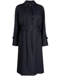 Paul Smith - Belted Wool Trench Coat - Lyst
