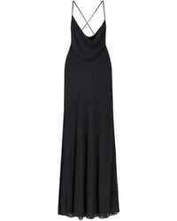 Pinko - Farro Cowl-Neck Maxi Dress - Lyst