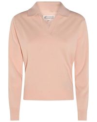 Maison Margiela - Wool V-Neck Sweater - Lyst