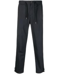 Herno - Resort Drawstring-Waist Tapered Trousers - Lyst