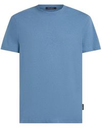 KARL LAGERFELD - Linen Blend T-Shirt - Lyst