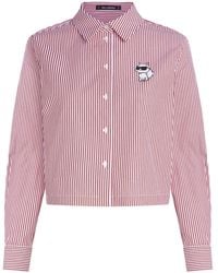 KARL LAGERFELD - Striped Shirt - Lyst