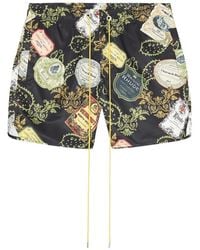 Rhude - Vin Bandana-Print Swim Shorts - Lyst