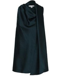 Vince - Satin Top With Scarf - Lyst