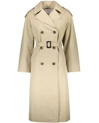Yves Salomon - Cotton Gabardine Trench Coat - Lyst