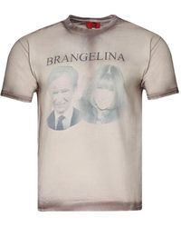 La Maskarade - Brangelina-Print T-Shirt - Lyst