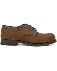 Church's - Brogue Suede Derby Shoes - Lyst