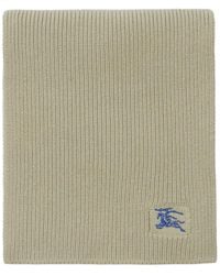 Burberry - Ekd-Embroidered Cashmere Scarf - Lyst