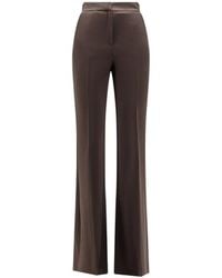 ACTUALEE - Flared-Hem Straight-Leg Trousers - Lyst