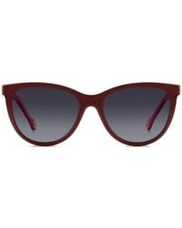 Carolina Herrera - Cat-Eye Clip-On Sunglasses - Lyst