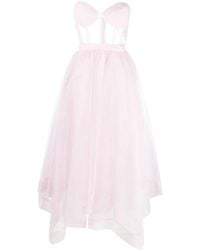McQueen - Schulterfreies Kleid - Lyst
