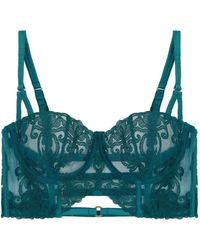 Fleur Of England - Olivia Longline Lace Bra - Lyst