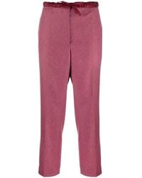 Jil Sander - Cropped Wool Trousers - Lyst