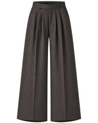 LE SULLY STUDIO - Pleated Wide-Leg Trousers - Lyst