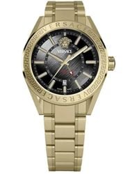Versace - Reloj V-Code GMT de 42 mm - Lyst