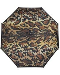 Moschino - Pixel-Print Umbrella - Lyst