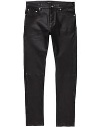 Purple Brand - P001 Skinny-Jeans aus Leder - Lyst